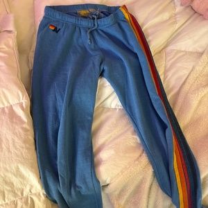 aviator nation blue sweatpants size small